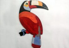 Ahşap Tukan Kuşu Duvar Dekor